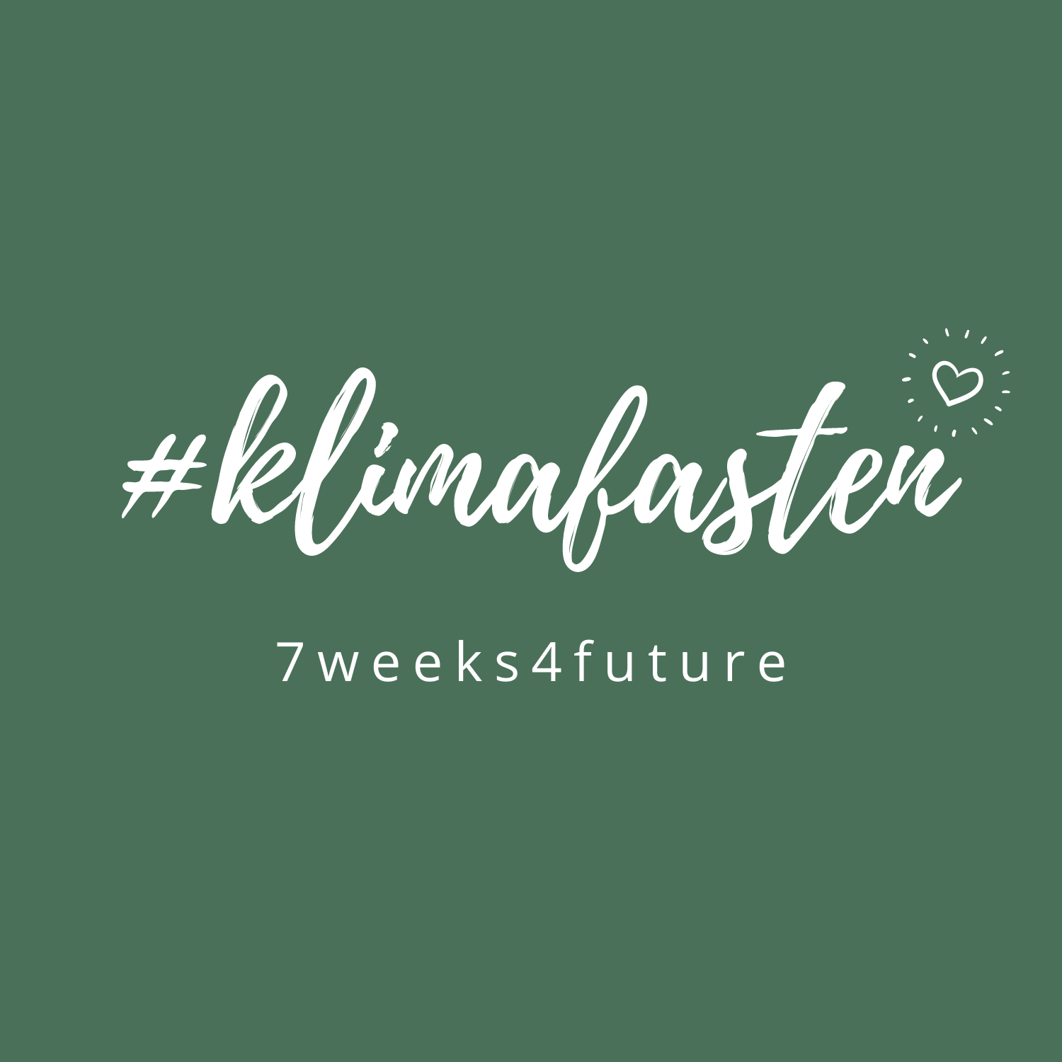 #klimafasten - 7 weeks4future